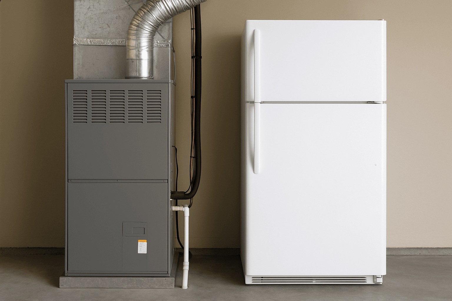 Similarities of a HVAC system and a Refrigerator